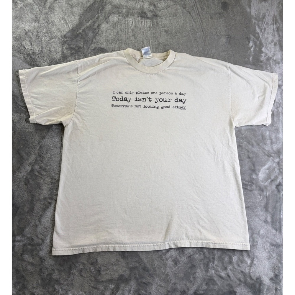 Tennessee River Sarcastic Quote Shirt Men's T-Shirt XL Off-White Print